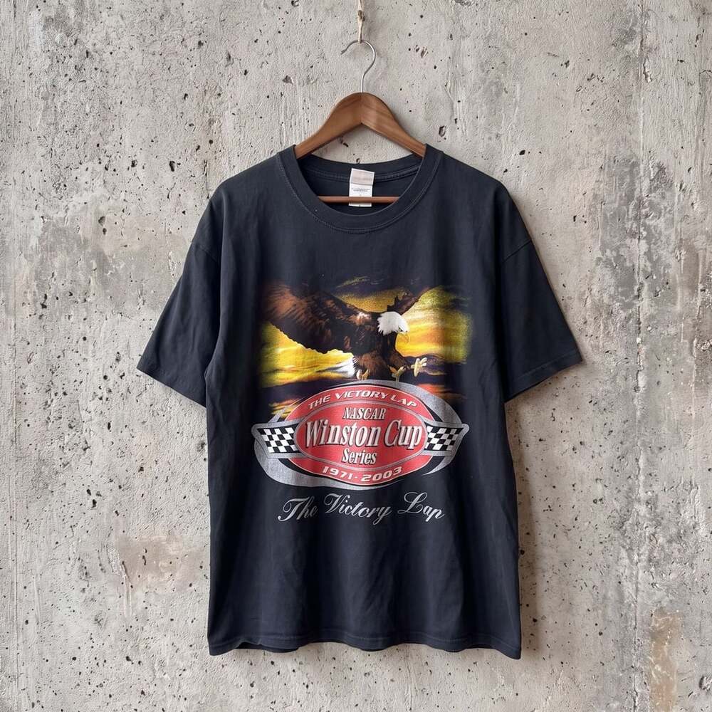 NASCAR Winston Cup Series T-Shirt Size XL Vintage Final Flight Black